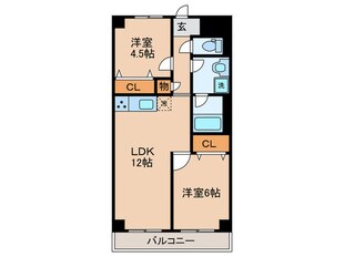 ハピネス飯田５号館の物件間取画像